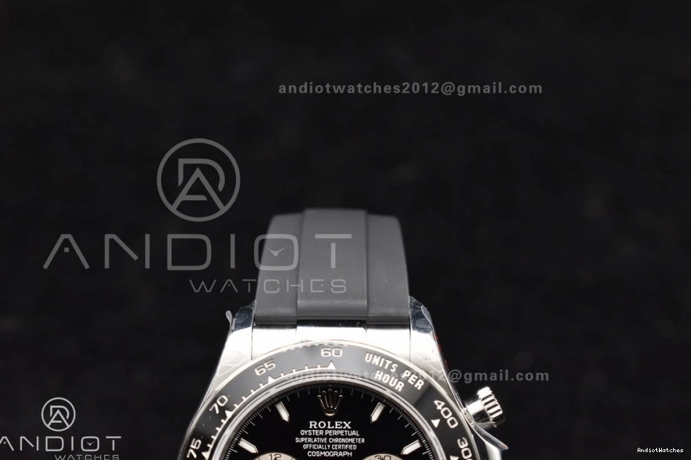 Tailored SH4131 1:1 V QF Daytona Rubber Best Edition on 126519LN 819 Strap 0228